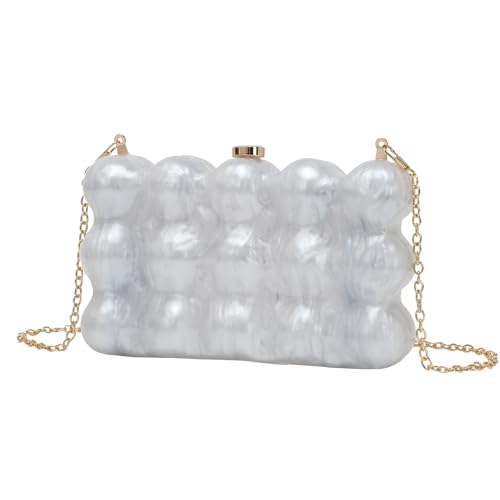 Sac à bandoulière tendance pour femme chic à motif vague nacrée EZZON