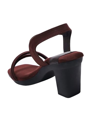 Image of TRYME Block Heels Perfect for Every Occasion, Elegant Party Heel Sandals for Women & Girls