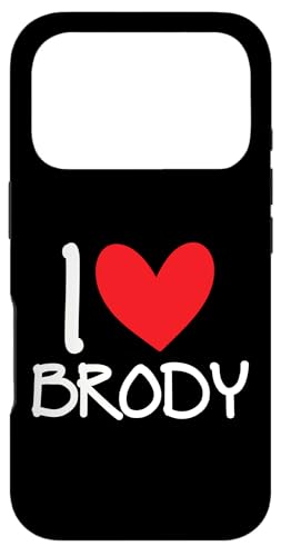I Love Brody ���O �p�[�\�i���C�Y �����Y �K�C BFF �t�����h �n�[�g �X�}�z�P�[�X iPhone 17 Pro �p