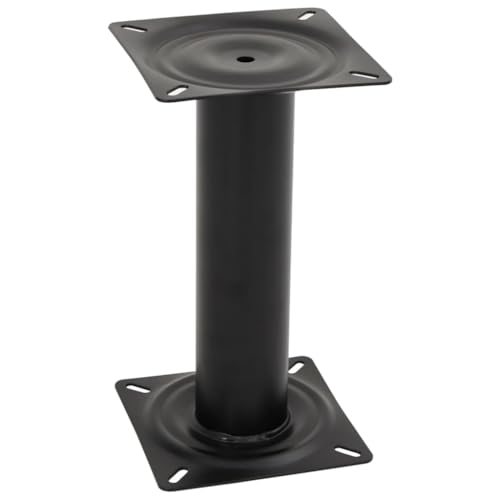 vidaXL Piédestal de siège de bateau noir 33 cm acier, base de siège de bateau, base de socle de...