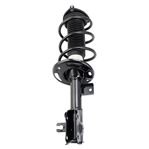 Image of TRQ Front and Rear Complete Strut Assembly & Shock Absorber Kit Complete Strut & Coil Spring Assembly Compatible with 2014-2018 Mazda 3