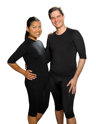 Generisch EMS Kleidung für Damen und Herren im Set - innovatives und langlebiges EMS-Wäsche und Trainingstipps (M)