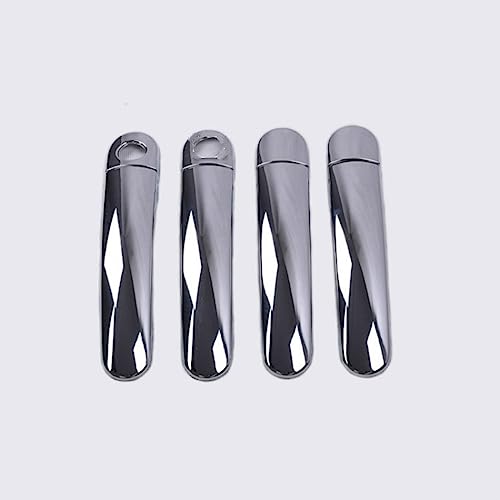 Poignée de porte carbone pour VW Polo 2004-2009 : habillage chromé haut de gamme