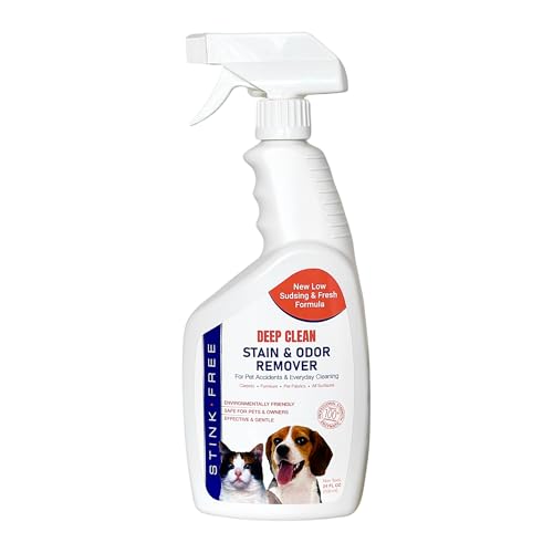 Deep Clean Stain and Odor Remover for Pet Accidents, 32 Oz