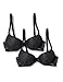 Produktbild Iris & Lilly Damen Push-up BH Netz, 2er-Pack, Schwarz, 75A