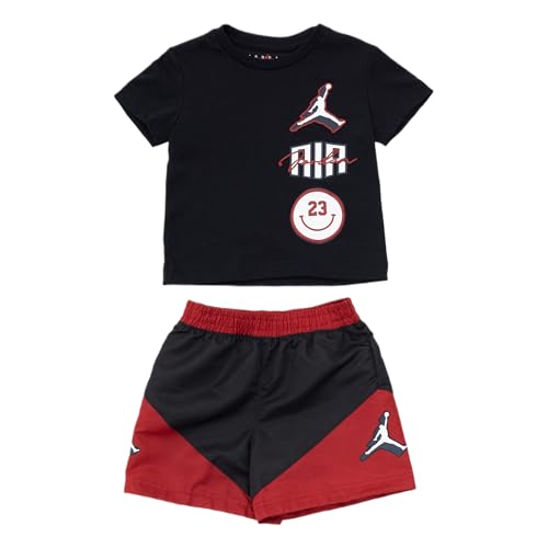 Jordan Jumpman Stacked Shorts Set Toddler (75D768-023, Black) Size 2 Years