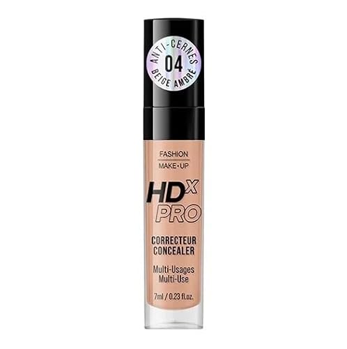Fashion Make Up - Concealer & Concealer HDX Pro Mehrzweck Nr. 04 Amber Beige - 7ml