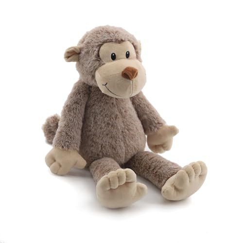 Tovodise Cute Plush Monkey Toy Soft Stuffed Animal，15.4 inch Adorable and Cuddly Plush Monkey Huggable Companion for Comfort