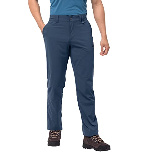 Pantalon de randonnée homme Jack Wolfskin Active Track Pant M bleu nuit taille 46 léger