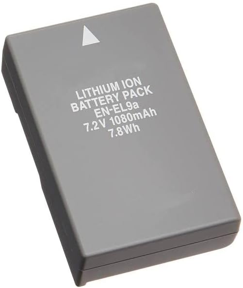 Rechargeable Litium-ion Camera Battery for Nikon EN-EL-9a (7.2V 1080mAh)