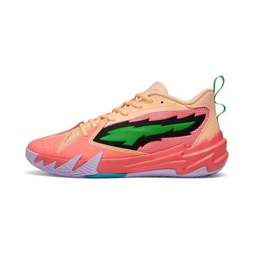 Chaussures basket PUMA Scoot Zeros homme rose orange confort sur terrain