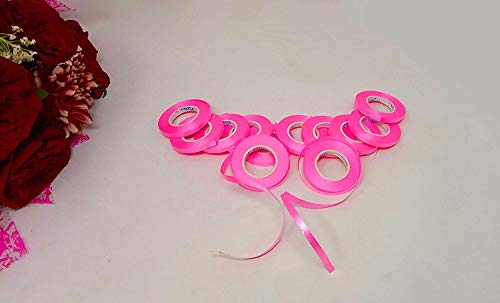 Image of Party Propz Curling Ribbons for Balloons - Pink (Pack 12)