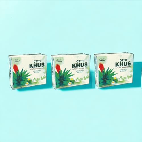 Image of OTTO KHUS EXTRACT (VETIVER EXTRACT) VETIVER SOAP 75g PACK OF 03