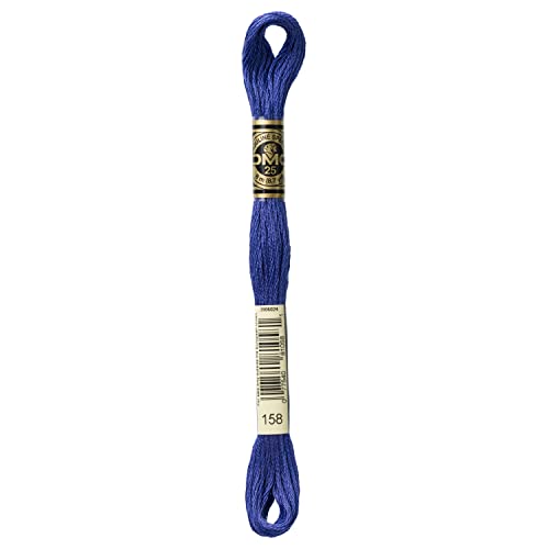 Image of DMC 6-Strand Embroidery Cotton Floss, Medium Very Dark Cornflower Blue