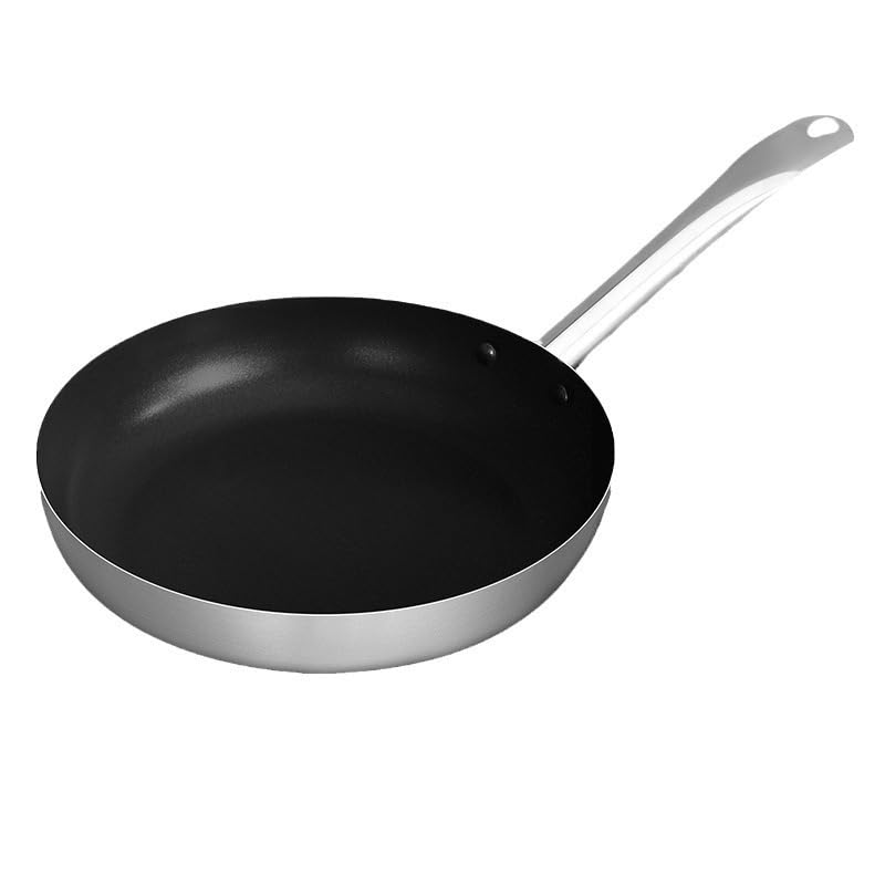 Wok con superficie antiadherente de acero inoxidable 12.6in miniatura 1