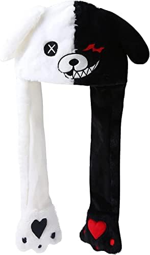 Kiditos Bunny Cap With Moving Ears (LED Glowing) Girls Headwear Plush Funny Hat, Wool Winter Cap