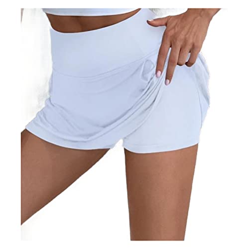 Shorts Saia Feminino Academia Fitness Treino Caminhada Premium (branco, M)