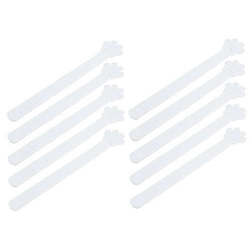 SEWACC 10pcs Toilet Lid Lifter Seat Cover Straps Set Waterproof Durable Easy to Install for All of Toilets