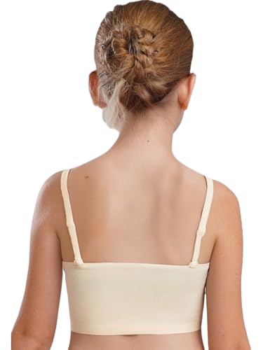 Girls Breathable Sports Training Bras Seamless Wireless Padded Camisole Athletic Fitness Vest2