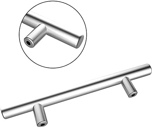 CCJH 24cm Sliding Door Handle Stainless Steel Sliding Barn Door Handle, Silver, 24 cm - Acero inoxidable - Image 4