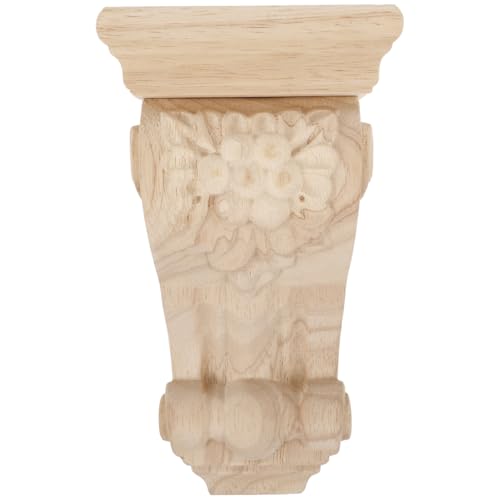 Corbel bois décoratif 6 cm BESTonZON, console bois brut pour moulure murale