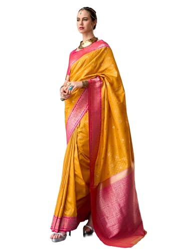 Sari en pure soie vêtement traditionnel femme pour mariages et soirées