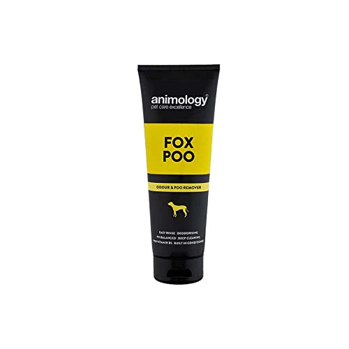 Animology Fox Poo Shampoo For Dogs | With Conditioners and Pro-Vitamin B5 | Odour Removing Shampoo | Suitable For All Coats and Skin Types Including Sensitive Skin | 250ml