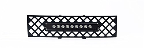 Putco 85182L Stainless Steel Black Diamond Grille Insert With 10" Luminix Light Bar For Ford Ecoboost #TOP8