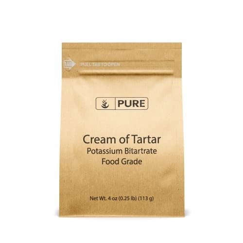 Pure Original Ingredients Cream of Tartar (4 oz) Pure & Natural, Baking & Cleaning, DIY Bath Bombs & More, Eco-Friendly Packaging