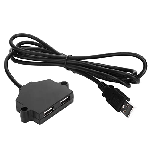 YIZISECCE Para cámara de teléfono y tablet, enchufe de carga USB dual, cable de 1,5 m, multiusos de 5 V 1 A, carga rápida, diseño portátil, tamaño compacto, compatibilidad universal