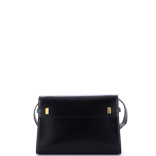 Saint Laurent, Pre-Loved Manhattan Shoulder Bag Leather Medium, Black3