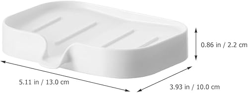 Alipis Jabonera de baño autodrenante, jabonera ahorradora de jabón para ducha, baño, cocina, fregadero, bañera, esponjas de afeitar, suministros