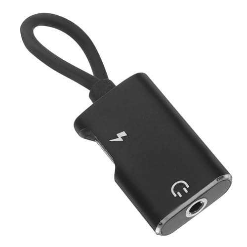 QUMIIRITY Usb Cヘッドフォンアダプター 2 in 1 充電オーディオ変換ケーブル 軽量ポータブルデザイン クリアサウンドと同時充電対応
