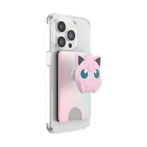 PopSockets Adhesive Phone Wallet and Card Holder with Grip Pokemon - Jiggly Puff
