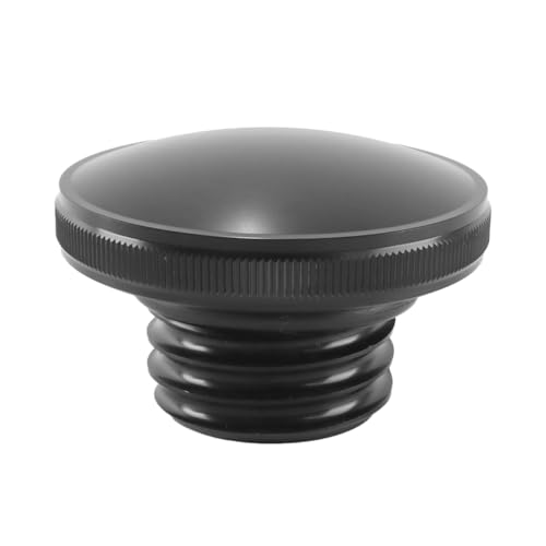 DUZEPA Bouchon de réservoir de carburant décoratif en aluminium CNC pour moto, compatible avec Harley Touring Road King Softail Dyna Sportster XL 1200 883