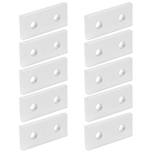 Plaque de jonction 2 trous 4040 pour aménagement d'atelier - 5