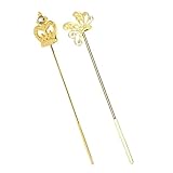 TEHAUX 2個 製ワックス攪拌棒 耐変形 小型実用的 火漆用混ぜ棒 シール用溶融ワックスかき混ぜツール 再利用可能