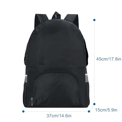 AiQInu Foldable Backpack, Ultra Light, Waterproof Hiking Backpack, Unisex Daypack, Outdoor for Sports Climbing, Camping - Image 3