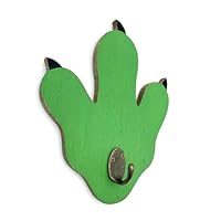 Xialuwy 1PC Dinosaur Claw Wall Hooks | Wall Mounted Coat Hooks | Wooden Animal Paw Hanger for Bedrooms, Corridors, Living Rooms, Children's Rooms Decoration (Random Color)