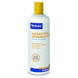Virbac Hexadene Shampoo Spherulites Tratamento Piodermites para Cães e Gatos 500 mL