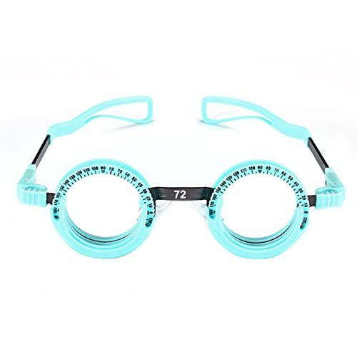 Fixed Trial Frame Optometric Universal Optical Trial Frame PD 50-72mm Optical Trial Frame Ophthalmology Trial Frame Test Optometrist (Color:Blue,Size:PD72)