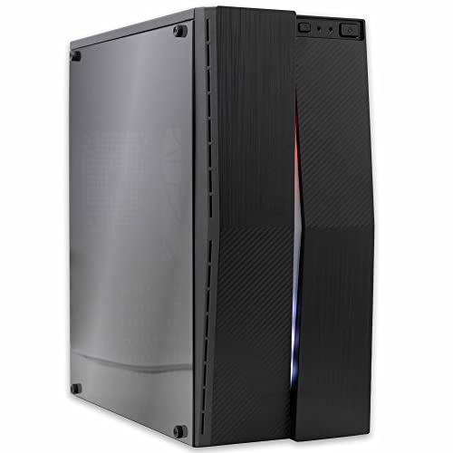 Boîtier de jeu avec LED RGB et alimentation 500W pour monter facilement votre PC ATX ou mATX