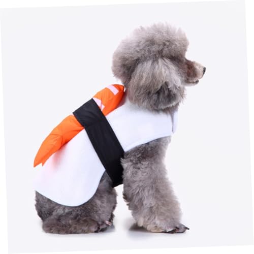 Disfraz para Perro Tema Sushi Talla L Naranja miniatura 7