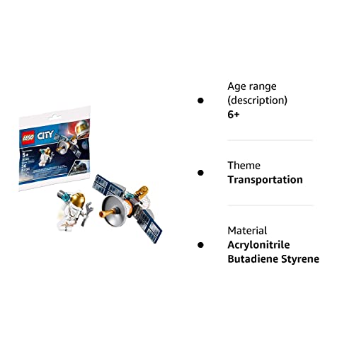 LEGO PolyBag Minifigure Set 30365 - Astronaut with Space Satellite 36 pcs, Multicolor - Image 4