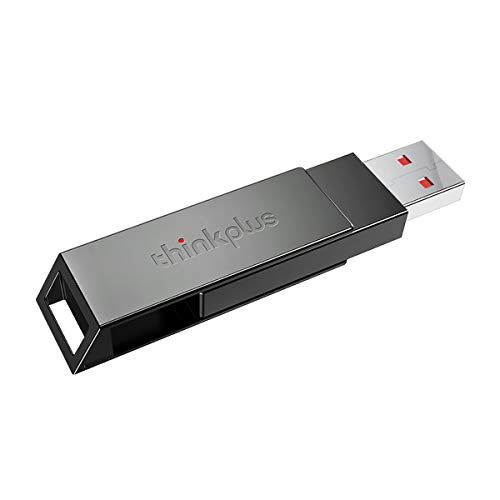Thinkplus USB Flash Drive 128GB, USB Drive Zinc Alloy USB 3.1 Flash Drive External Storage Drive Memory Stick Storage Thumb Drives Keychain Flash Drive for Mac and PC(X101)