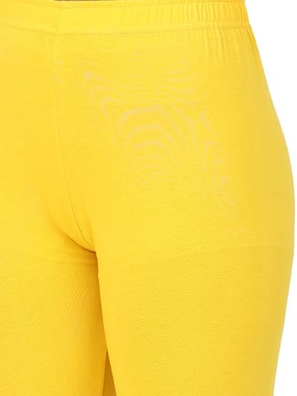 Image of Robinbosky Premium Stretchable Cotton Ankle Legging for Women | Suitable for Formal wear & Casual wear | High-End Elastic Makes The Leggings Squat Proof and Durable for Travel, Yoga, & Workout.