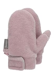 Sterntaler Fäustling mit Daumen, aus Microfleece mit Klettverschluss, gefüttert - Mädchen Accessoires für Babys & Kleinkinder - weich, warm und bequem, langlebig - rosa melange, Gr. 1