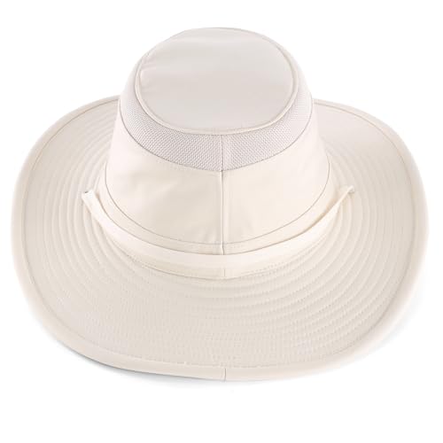 Image of Home Prefer Classic UPF 50+ Men's Sun Hat Wide Brim Bucket Hat UV Protection Fishing Hat for Men Beach Safari Gardening Golf
