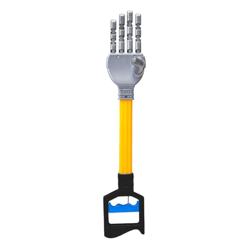 Mechanical Hand Grabber - Robot Style Litter Picker Arm Lightweight Durable Design, Easy Grip Action Extending Reach Toy Claw Fu