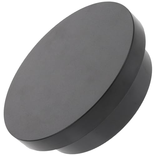 MUELODSIC Expositor Eléctrico Giratorio de 14 CM Control Bidireccional Base Antideslizante de PVC Negro Soporte para Exhibición de Joyas y Accesorios Carga Máxima 25 Kg Adecuado para